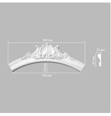 Радиус из полиуретана DECOMASTER 897174-111 1/4 круга Rнар 635 мм Rвн 550 мм 897174-111
